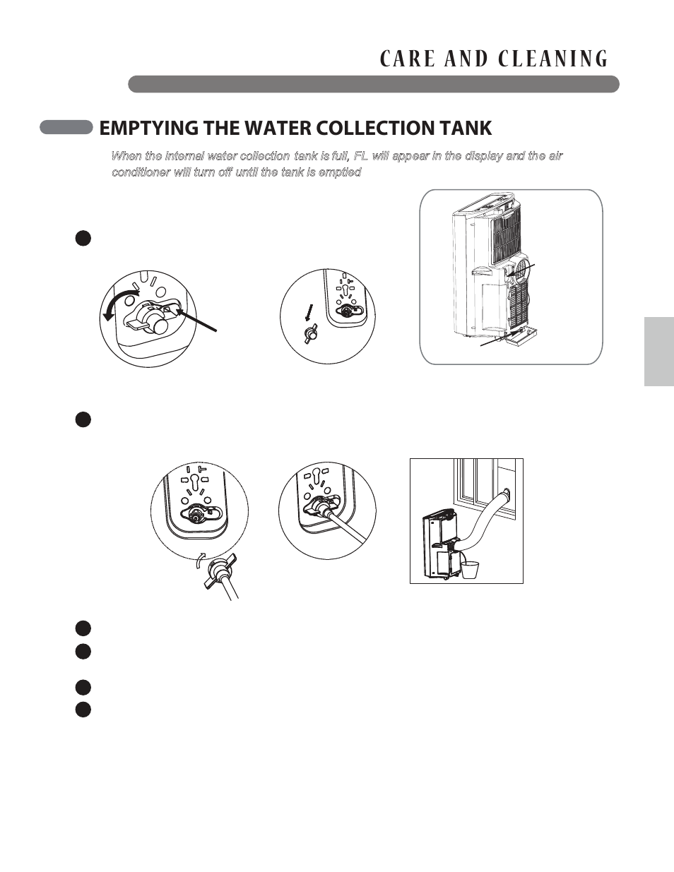 Emptying the water collection tank, 25 english | LG LP1413SHR User Manual | Page 25 / 32
