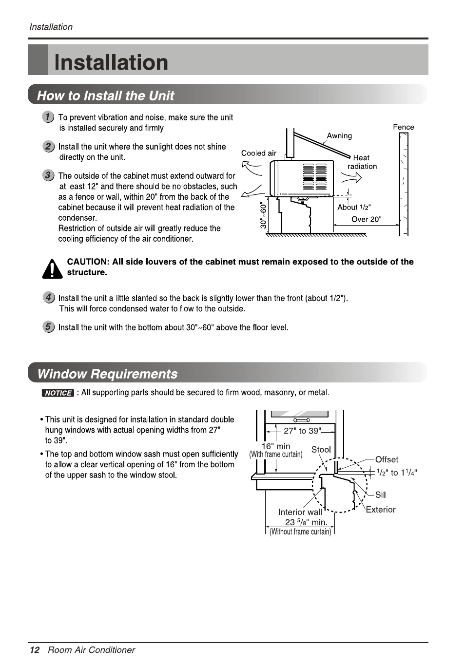 LG LW1212ER User Manual | Page 12 / 52