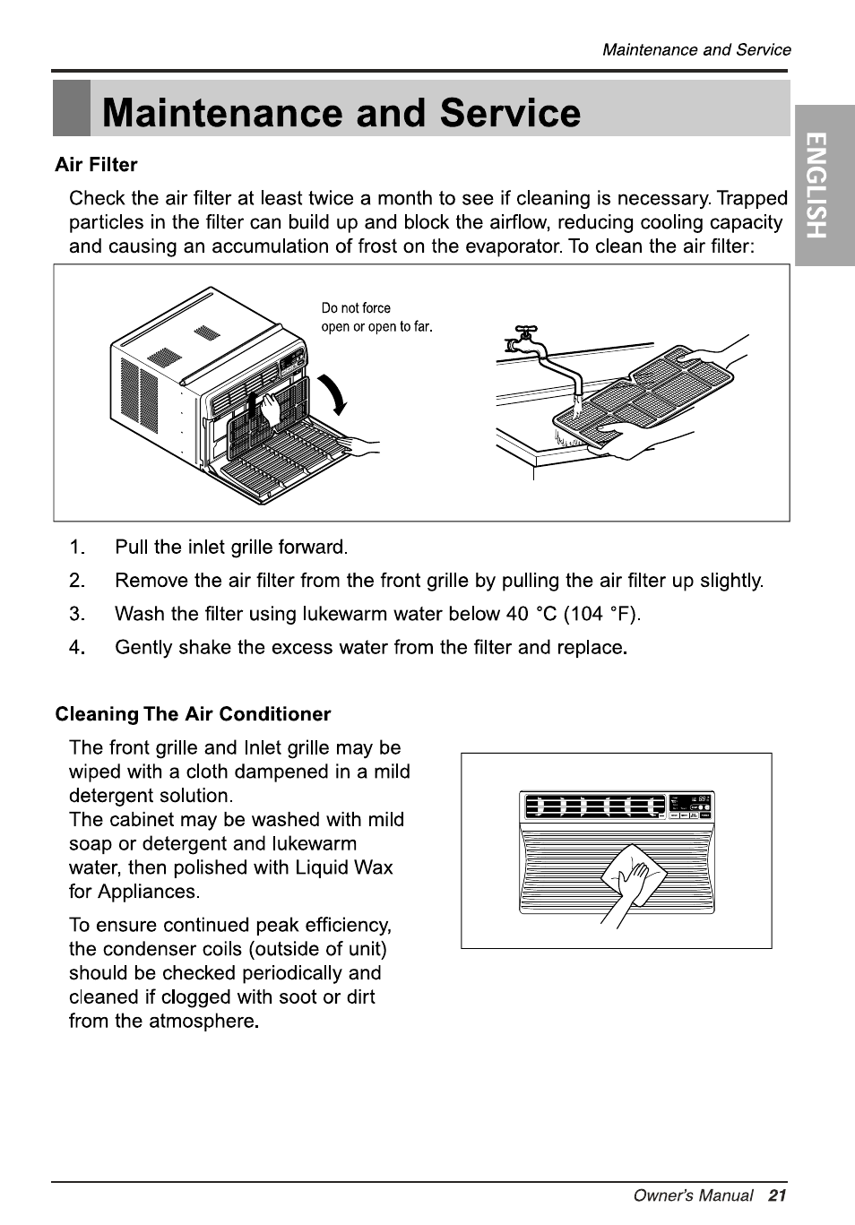 LG LW1212ER User Manual | Page 21 / 52