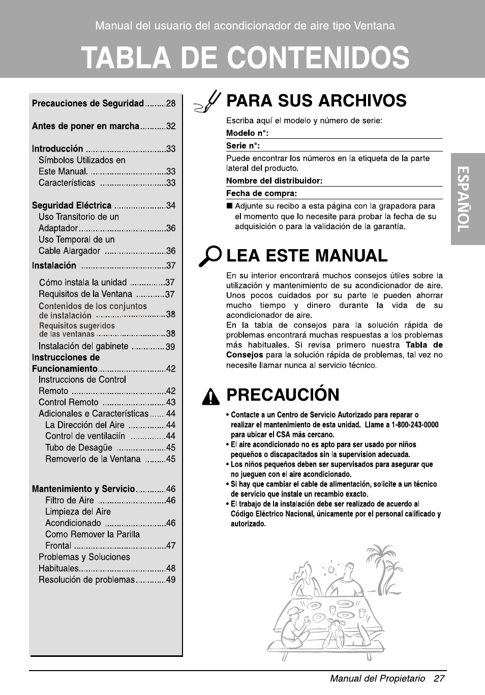 LG LW1212ER User Manual | Page 27 / 52