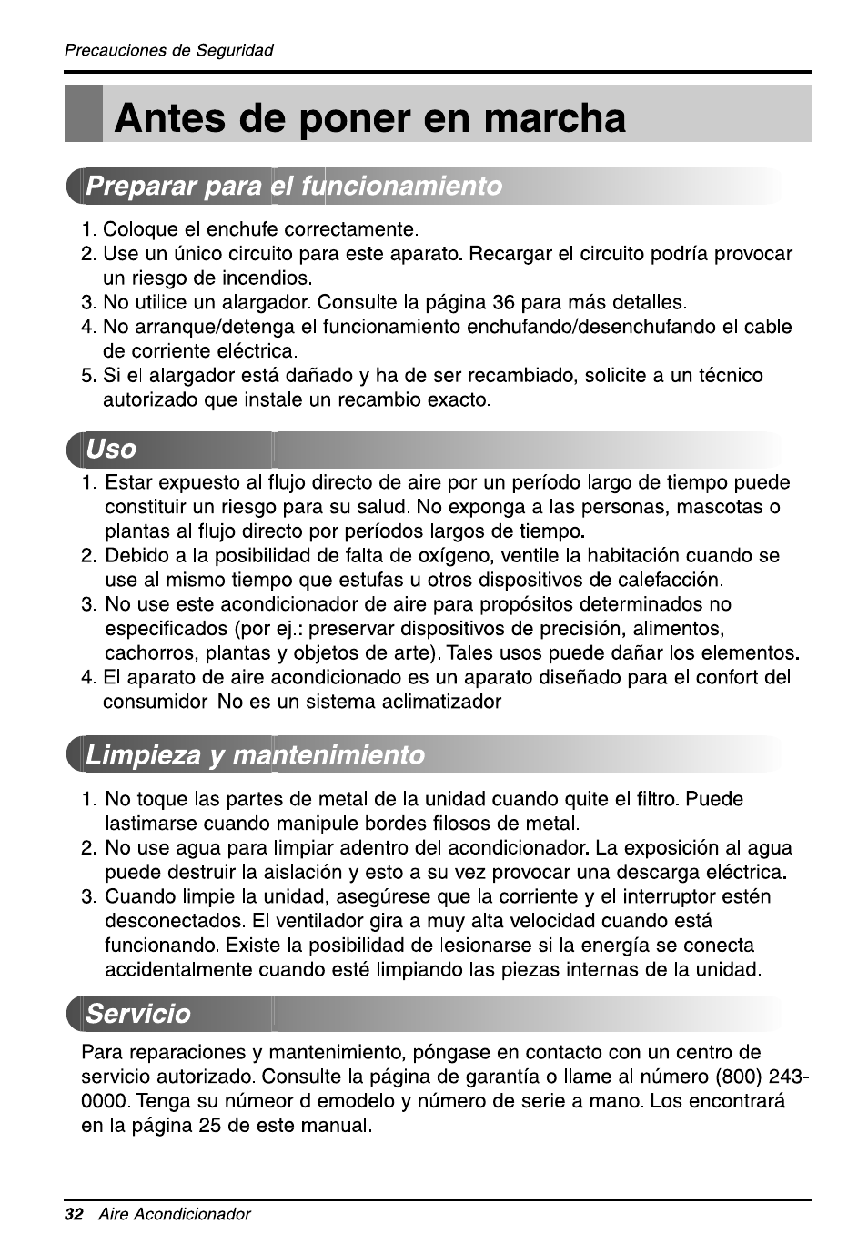 LG LW1212ER User Manual | Page 32 / 52