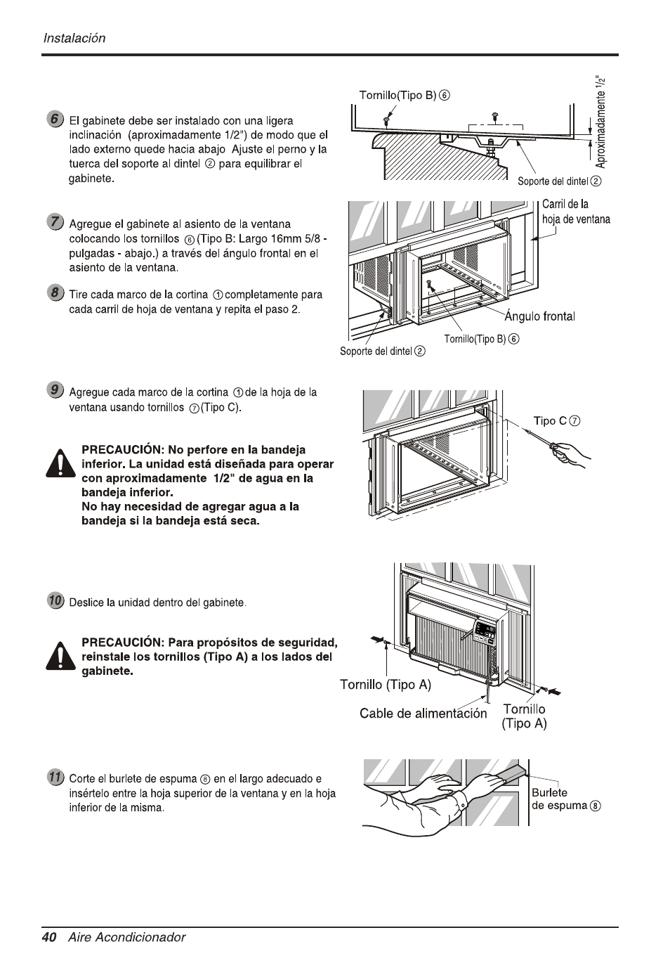 LG LW1212ER User Manual | Page 40 / 52