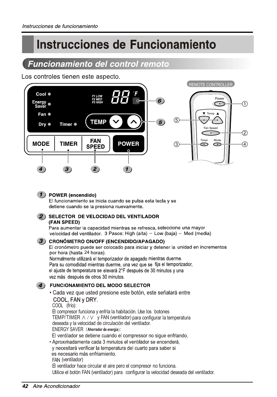 No funciona | LG LW1212ER User Manual | Page 42 / 52