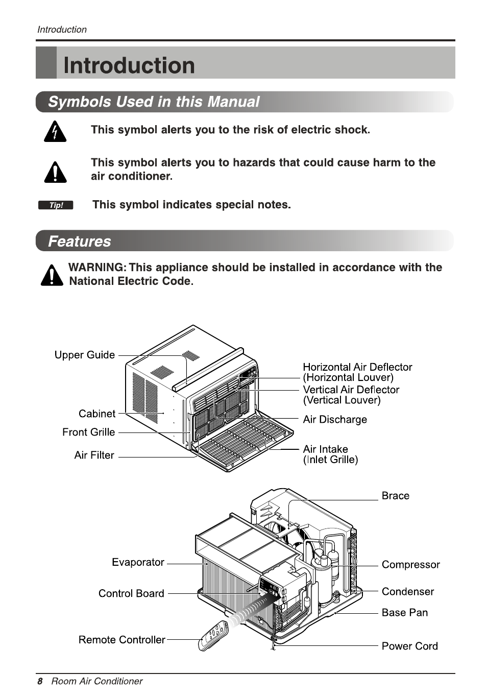 LG LW1212ER User Manual | Page 8 / 52