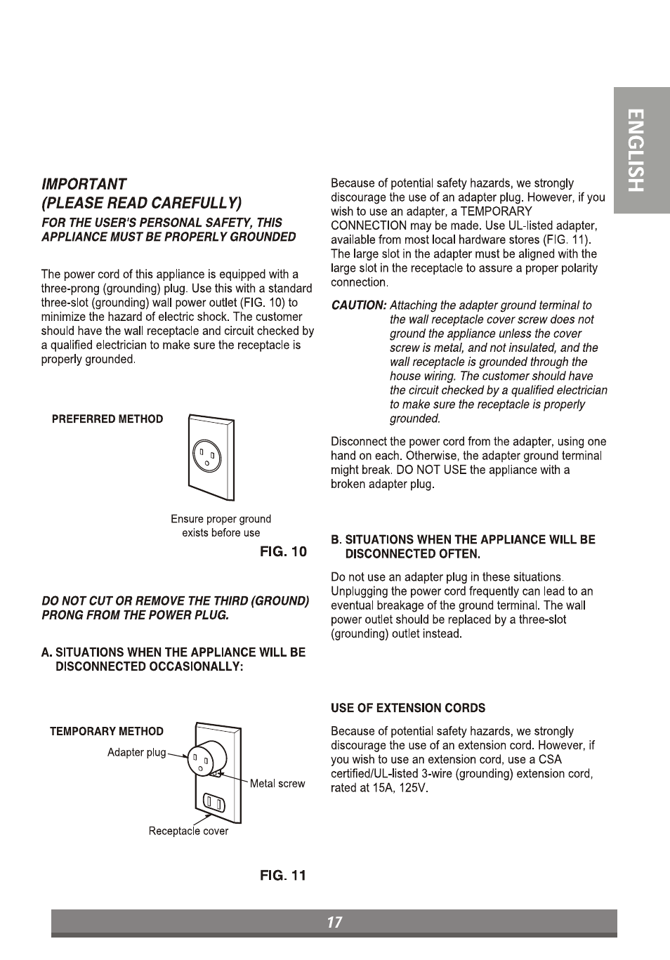 LG LP6011ER User Manual | Page 17 / 39