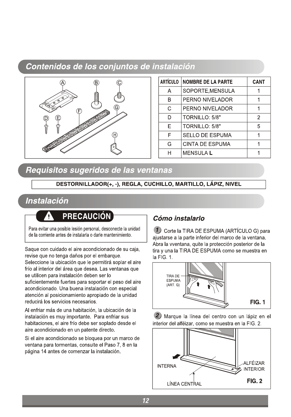 LG LP6011ER User Manual | Page 30 / 39