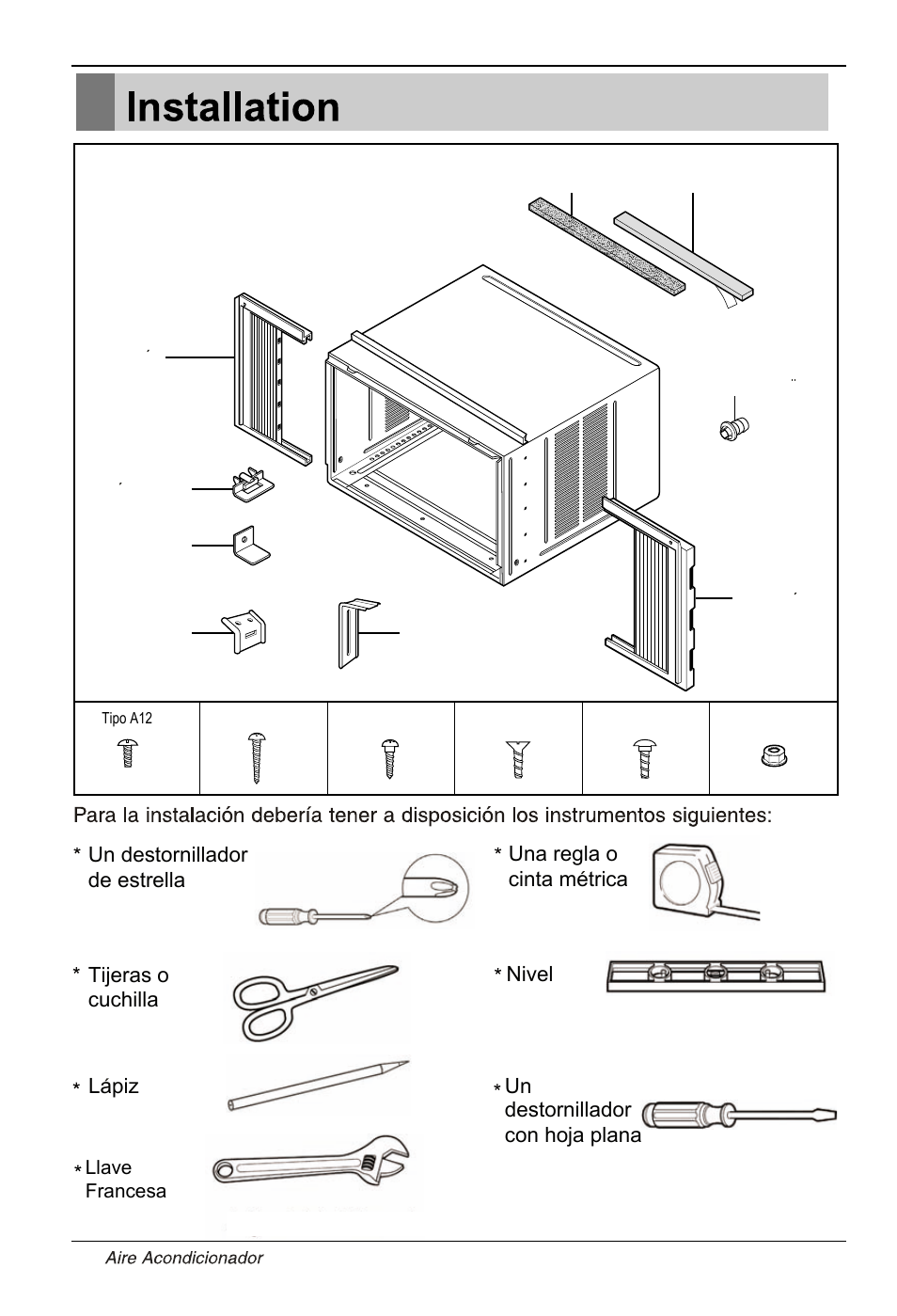 Lapiz una regla o cinta metrica nivel | LG LW2514ER User Manual | Page 34 / 48