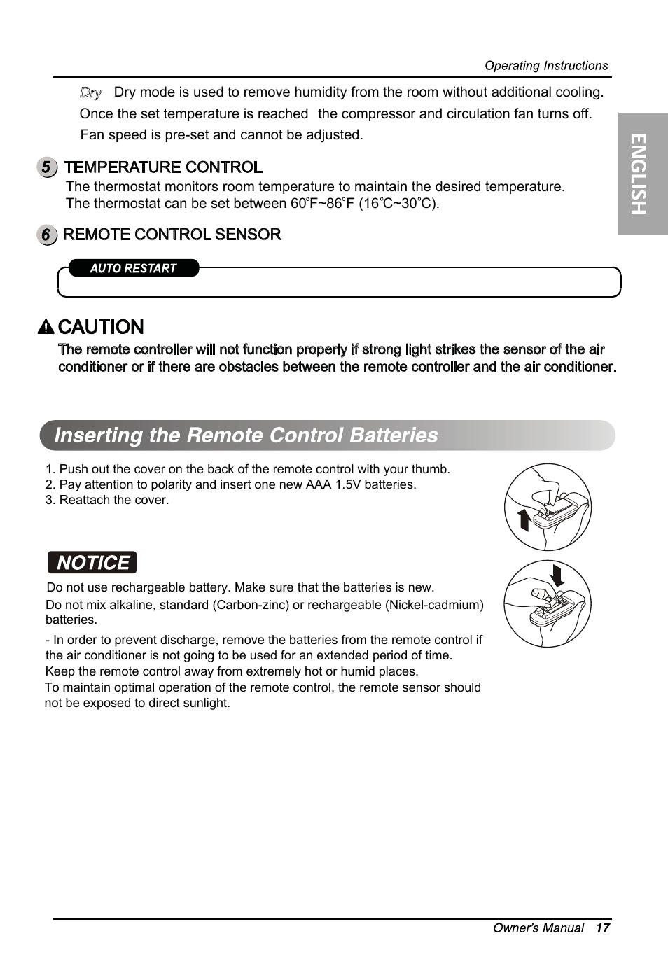 Caution | LG LW1513ER User Manual | Page 17 / 48