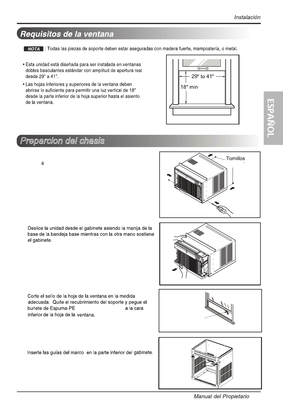 Preparcion del chasis | LG LW1513ER User Manual | Page 35 / 48