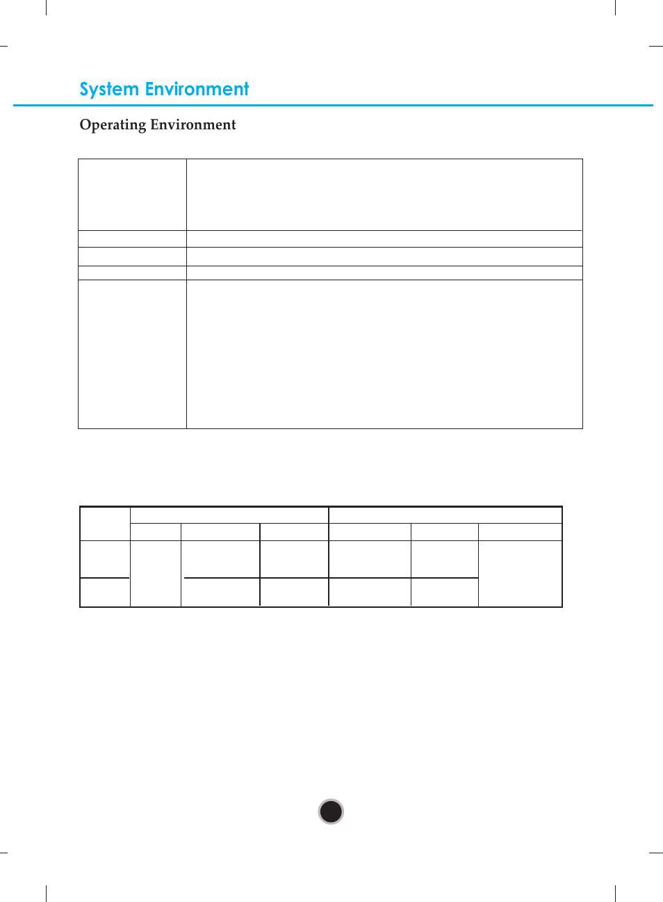 System environment, 3operating environment | LG WH08LS20 User Manual | Page 6 / 15