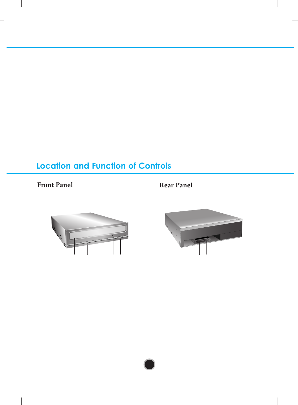 Location and function of controls | LG WH08LS20 User Manual | Page 7 / 15