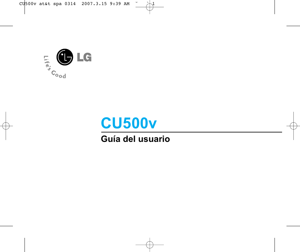 Cu500v | LG CU500V User Manual | Page 119 / 230