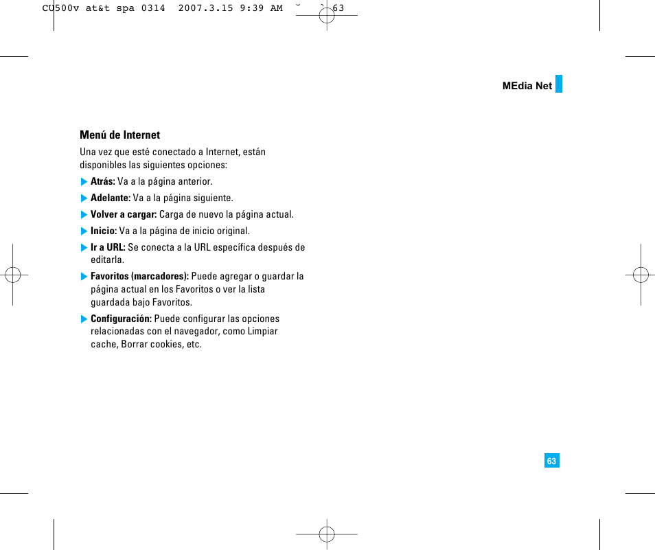 LG CU500V User Manual | Page 181 / 230