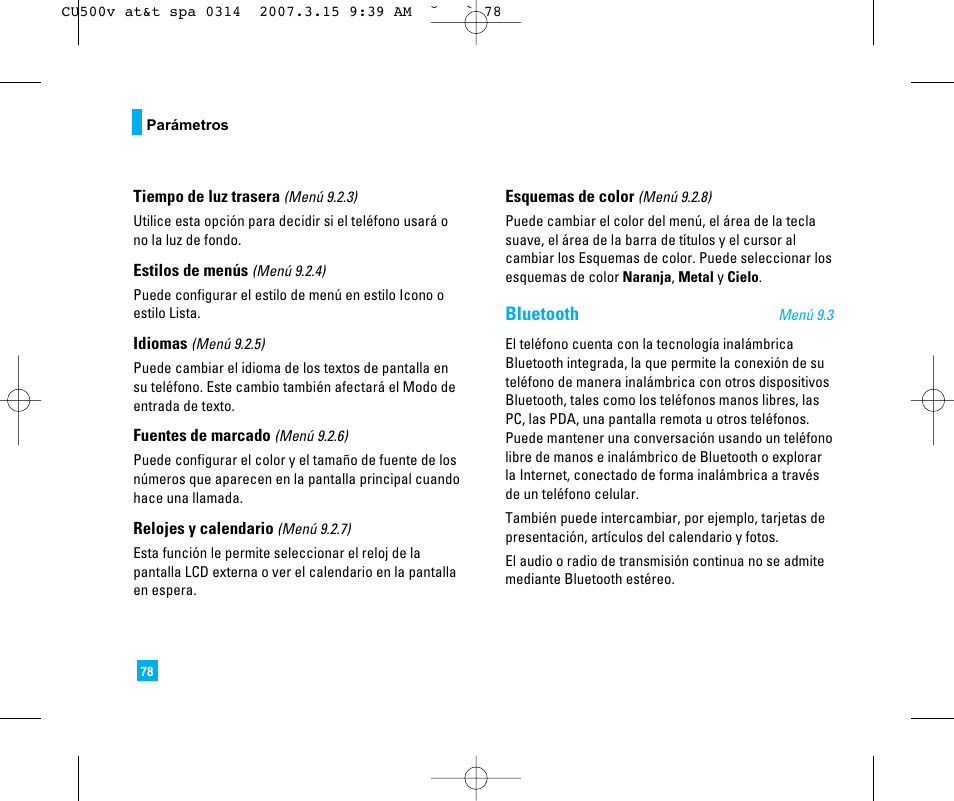 LG CU500V User Manual | Page 196 / 230