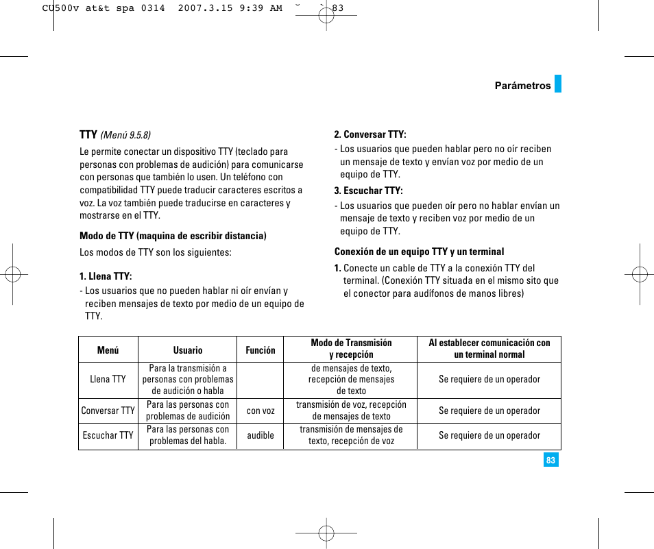 LG CU500V User Manual | Page 201 / 230