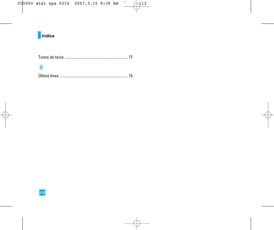 LG CU500V User Manual | Page 230 / 230