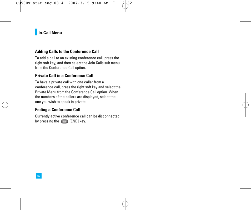 LG CU500V User Manual | Page 36 / 230