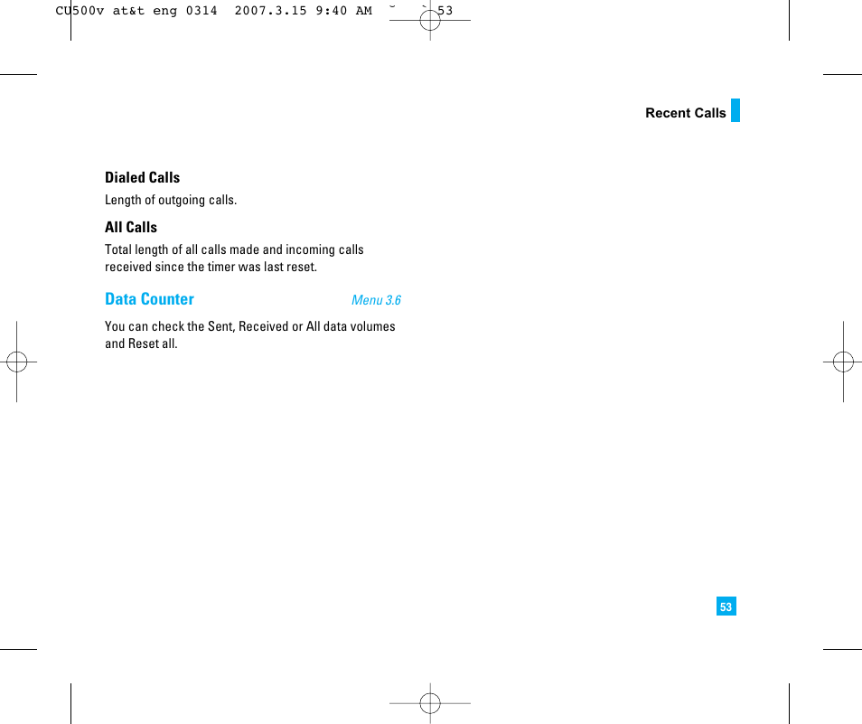 LG CU500V User Manual | Page 57 / 230