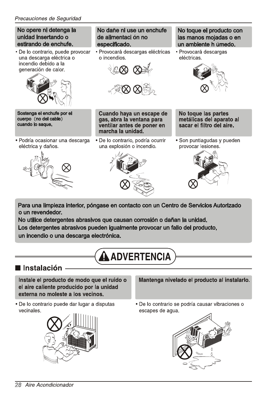 LG LW1214ER User Manual | Page 28 / 48