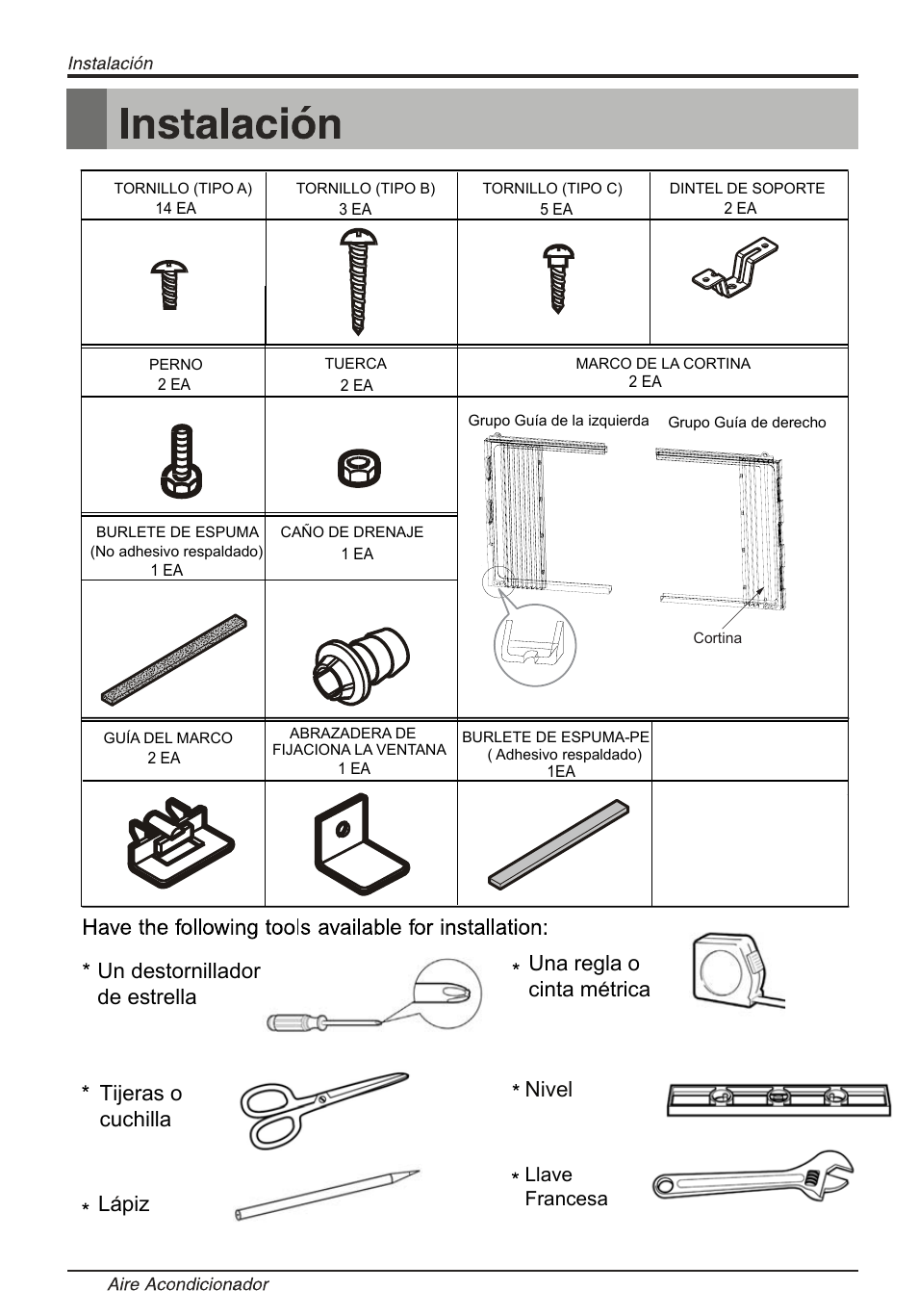 Lapiz | LG LW1214ER User Manual | Page 34 / 48