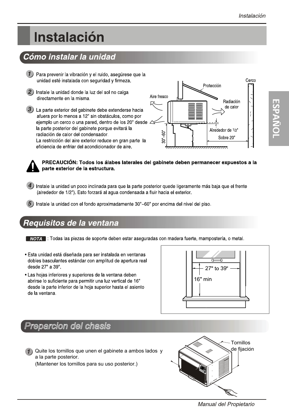 Preparcion del chasis | LG LW1214ER User Manual | Page 35 / 48