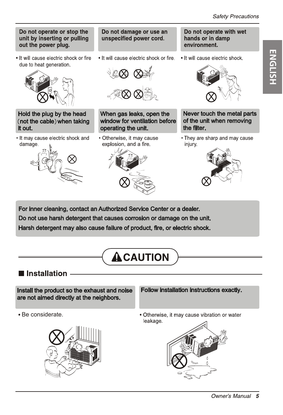 LG LW1214ER User Manual | Page 5 / 48