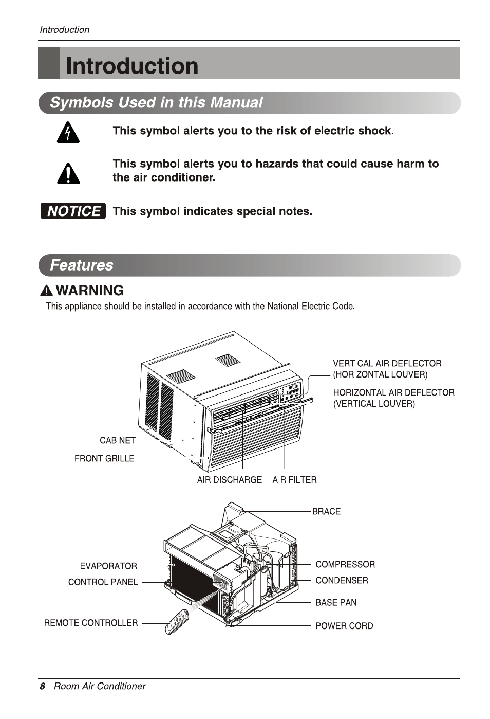 LG LW1214ER User Manual | Page 8 / 48