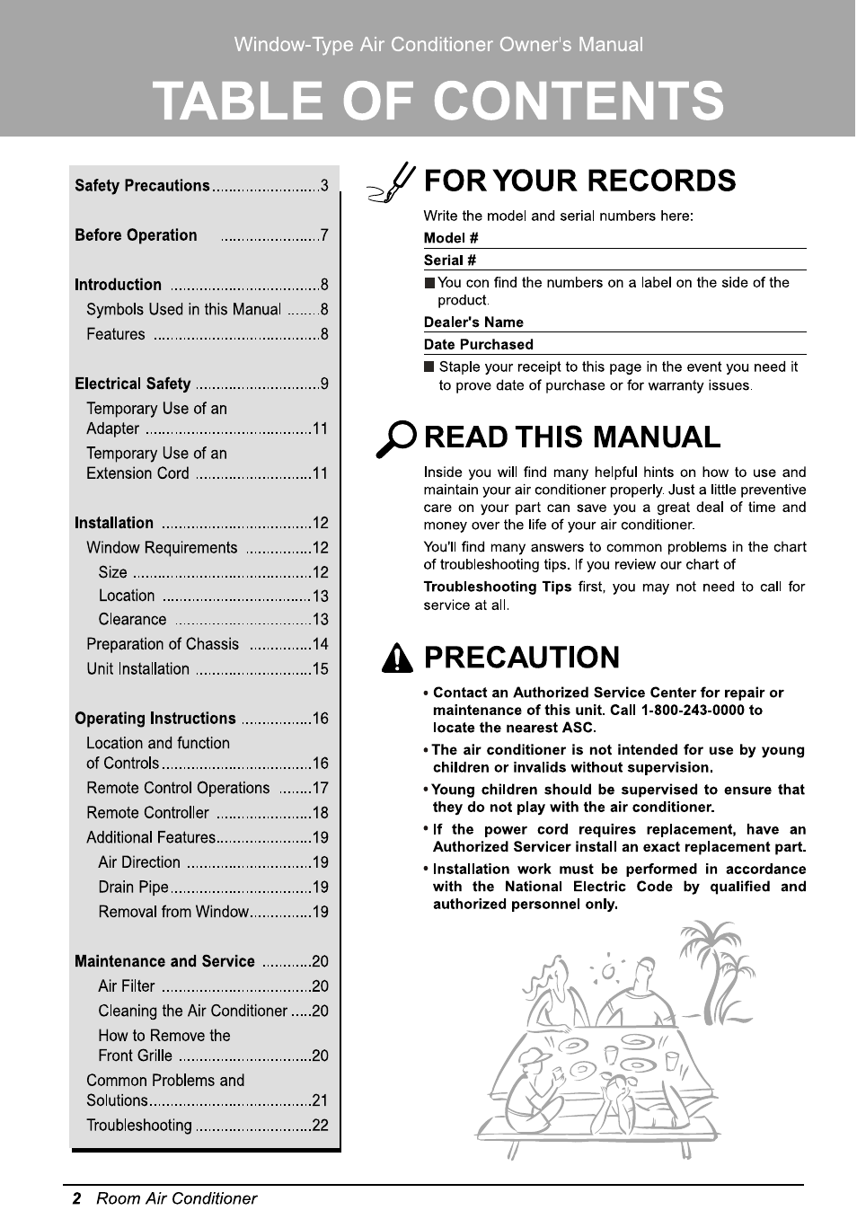 LG WG5005R User Manual | Page 2 / 44