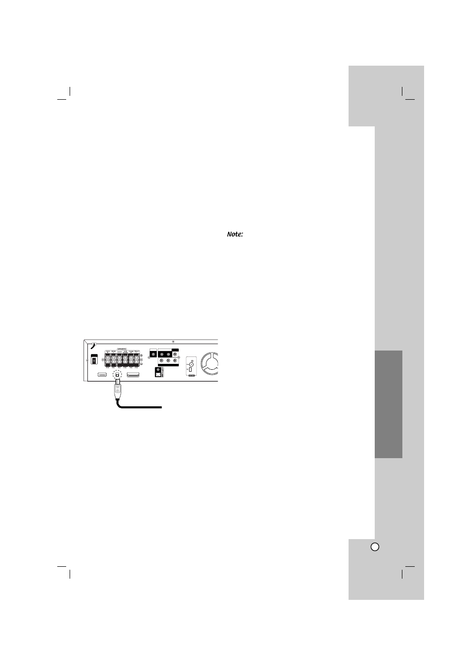 Xm satellite radio operation, Operation, For wireless dc 7v out xm in i pod | LG LHT764 User Manual | Page 33 / 41