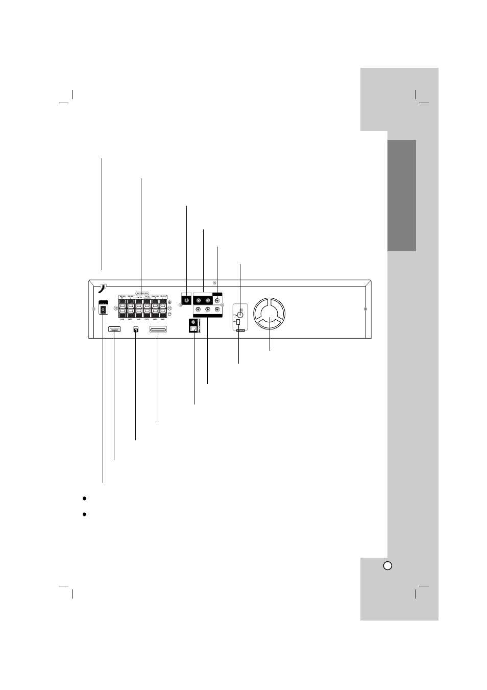 Rear panel, Introduction, Connect to a tv with y p | LG LHT764 User Manual | Page 9 / 41