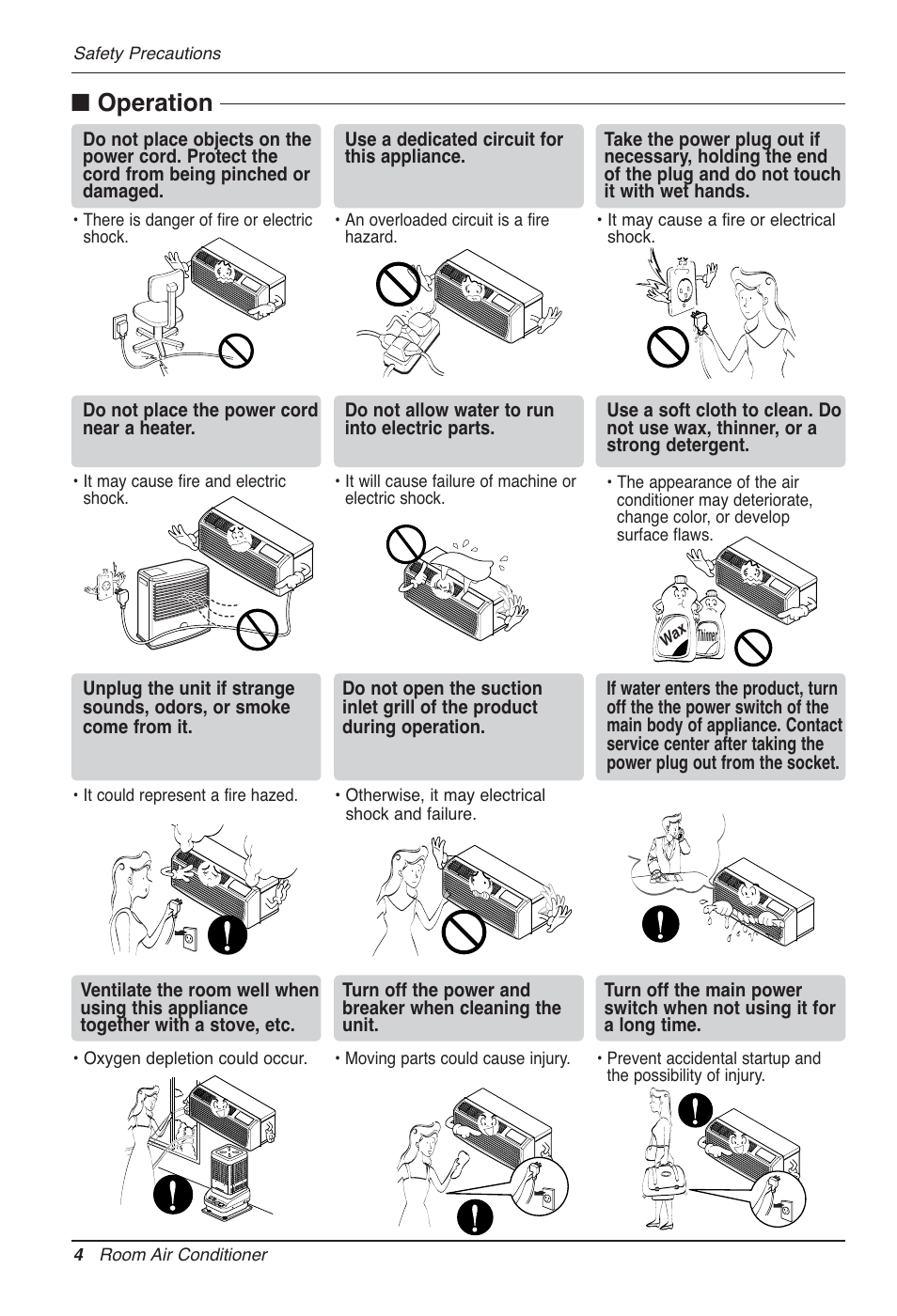N operation | LG LP090CED User Manual | Page 4 / 27
