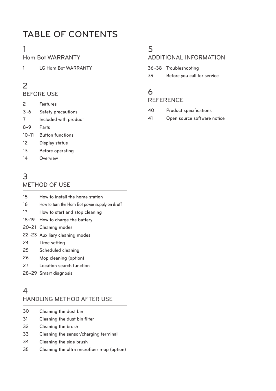LG LRV790R User Manual | Page 2 / 48