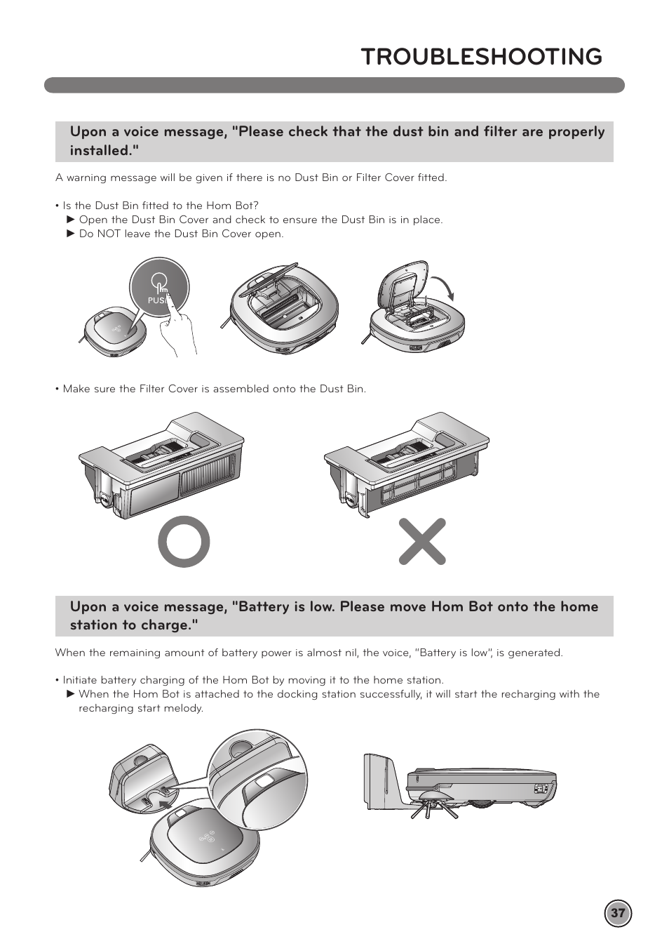 Troubleshooting | LG LRV790R User Manual | Page 39 / 48