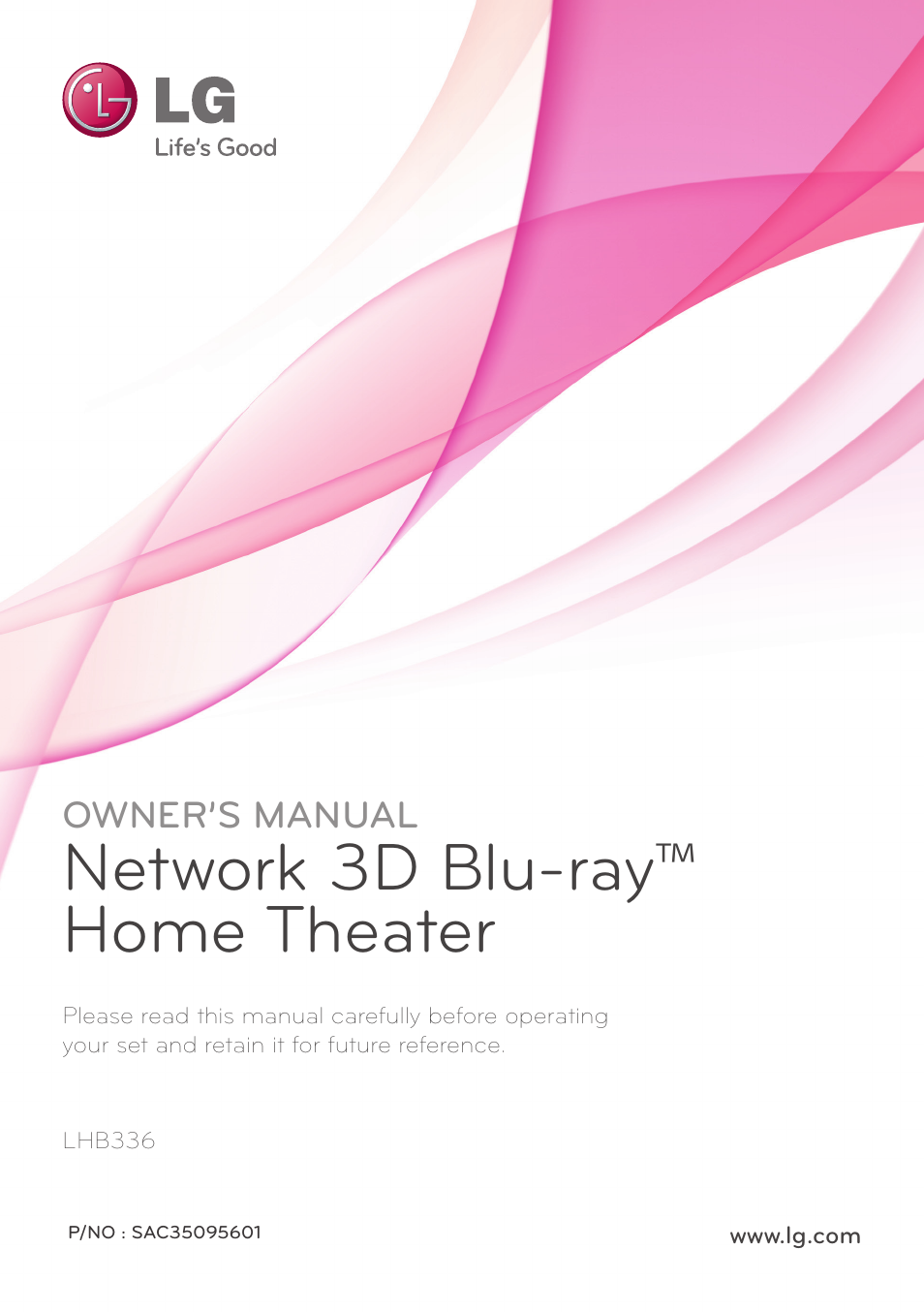 LG LHB336 User Manual | 74 pages
