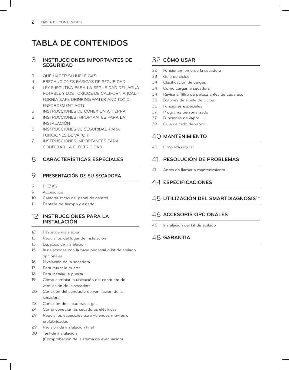 LG DLGX8001V User Manual | Page 50 / 100