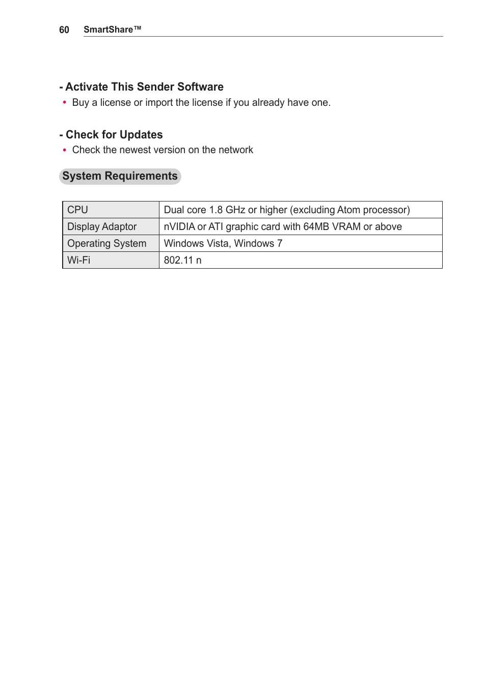 LG PA75U User Manual | Page 60 / 92