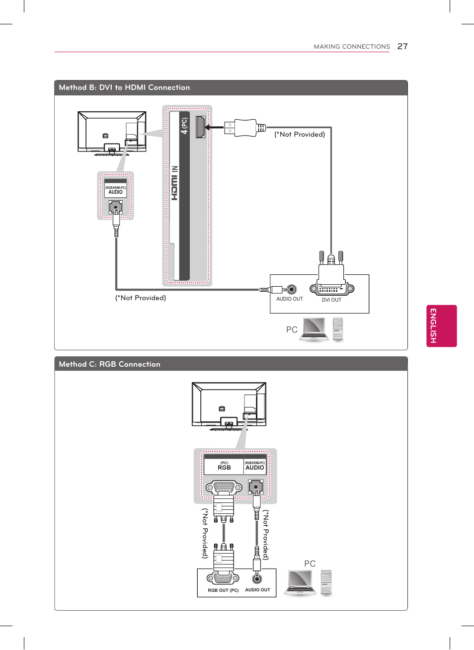 English | LG 32LM6200 User Manual | Page 27 / 44