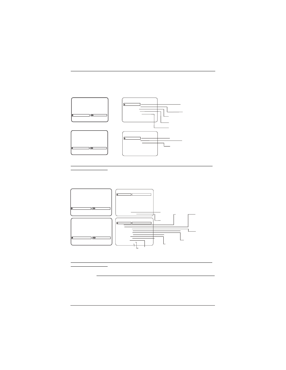 Captions: analog-digital menu structures, Mini glossary | LG H20J54DT User Manual | Page 28 / 60