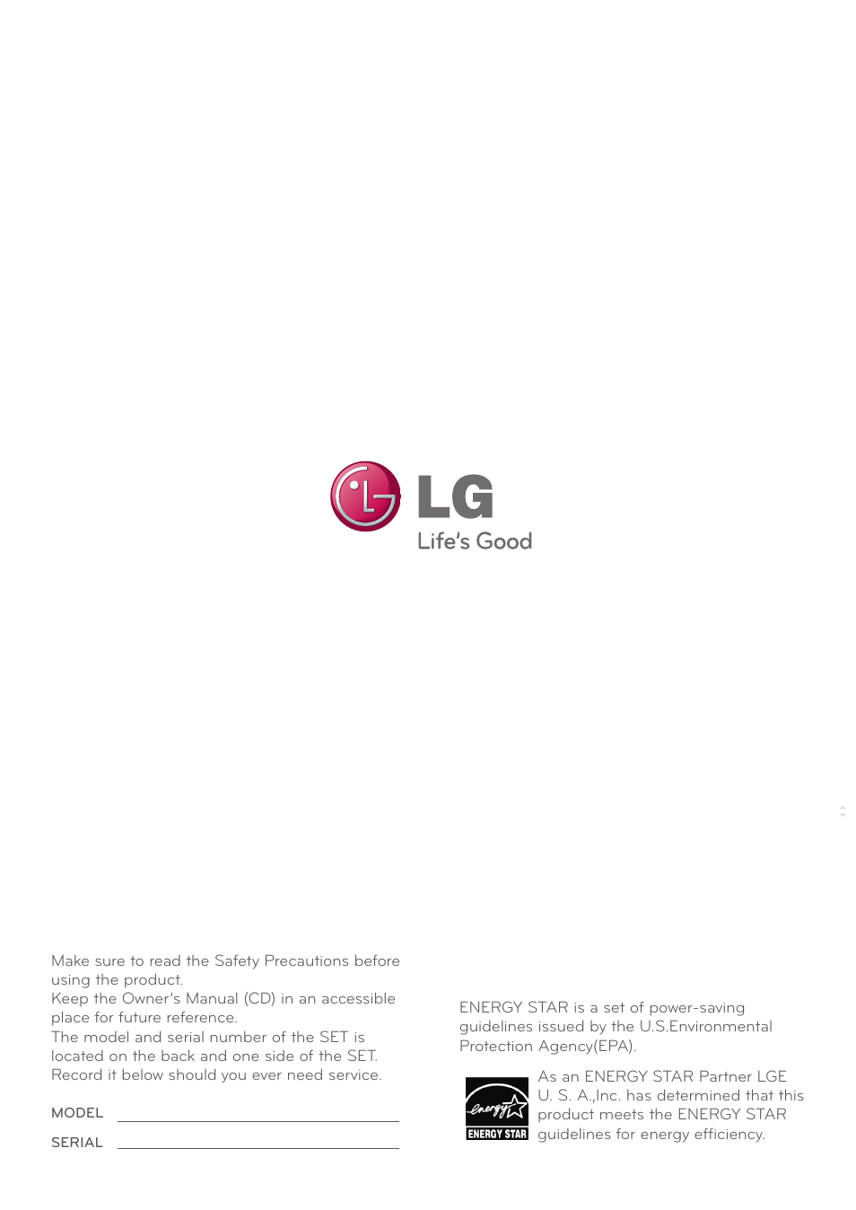 LG D2343PB-BN User Manual | Page 33 / 33