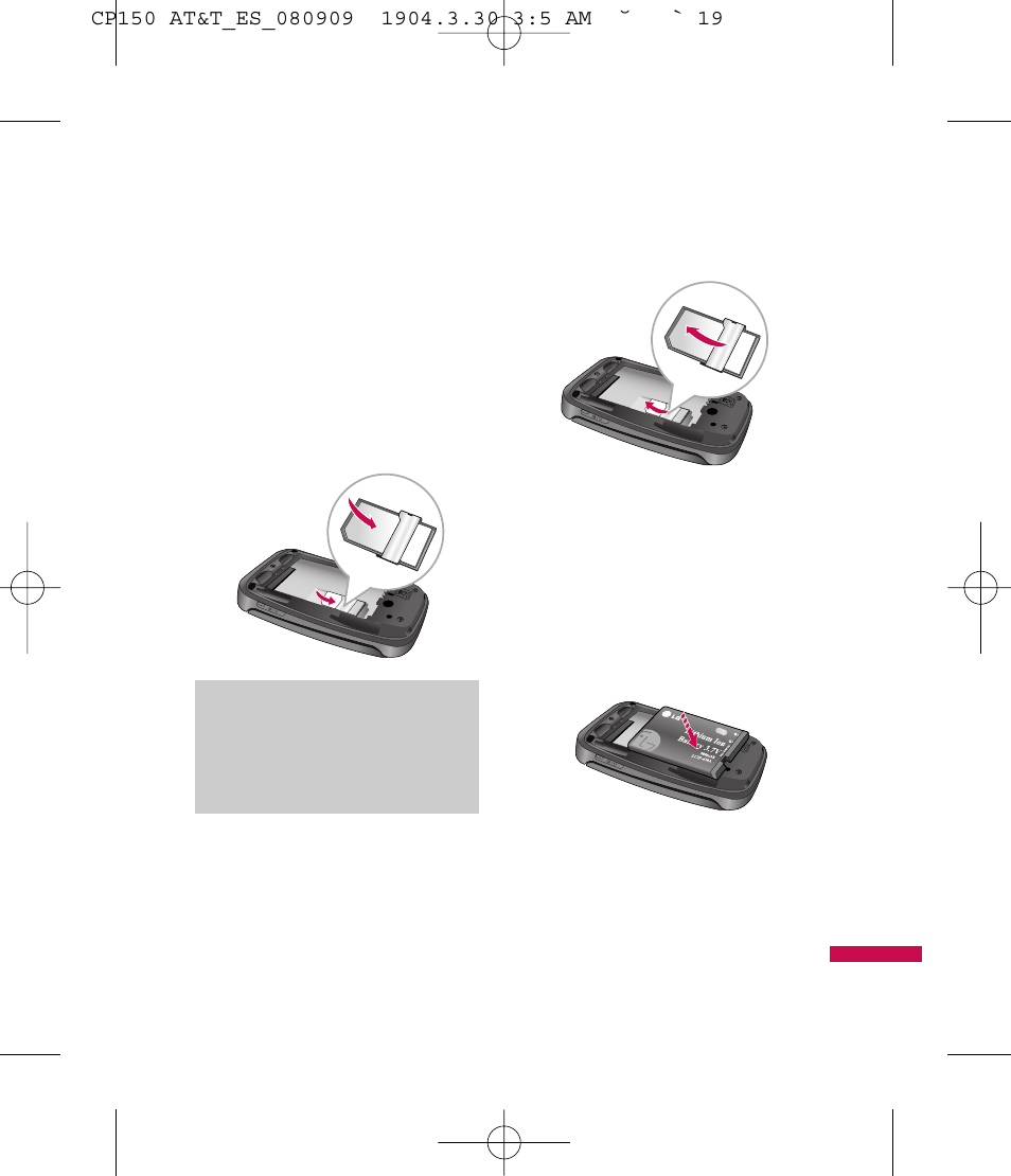 Para empezar | LG CP150 User Manual | Page 135 / 242