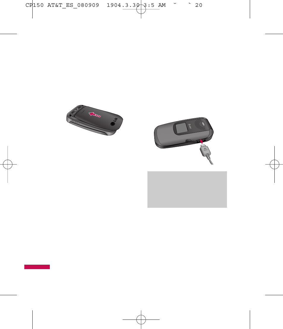 Para empezar | LG CP150 User Manual | Page 136 / 242