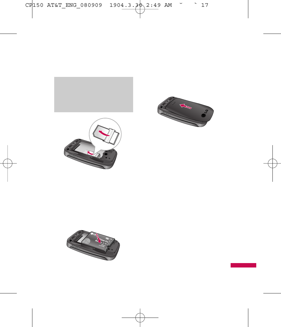 Getting started | LG CP150 User Manual | Page 21 / 242