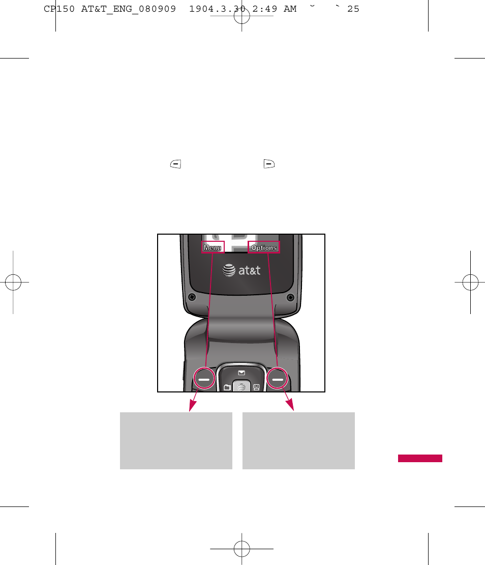 Selecting functions and options | LG CP150 User Manual | Page 29 / 242
