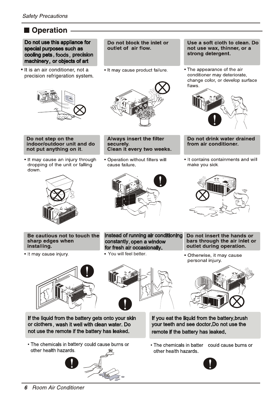 LG LW1213HR User Manual | Page 6 / 48