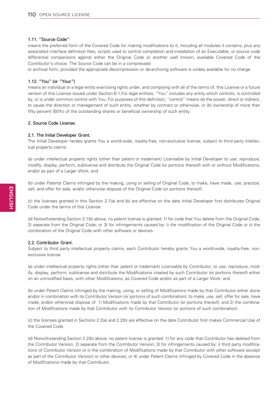 LG 50PV490 User Manual | Page 110 / 122