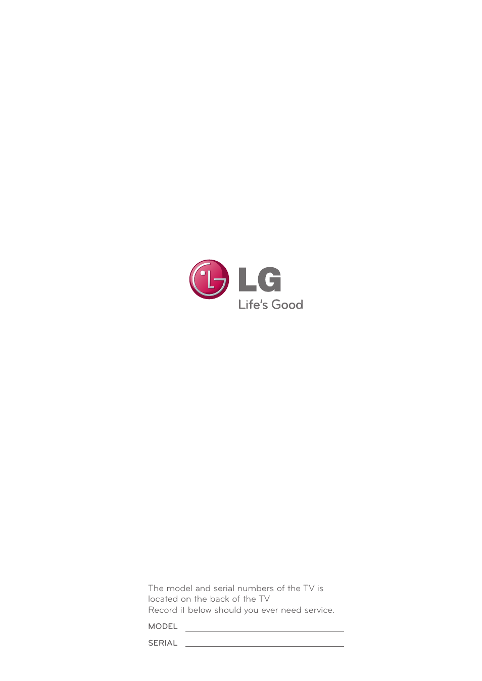 LG 50PV490 User Manual | Page 122 / 122