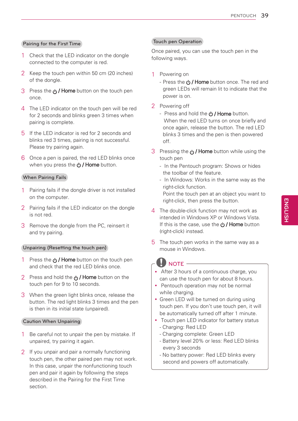 LG 50PV490 User Manual | Page 39 / 122