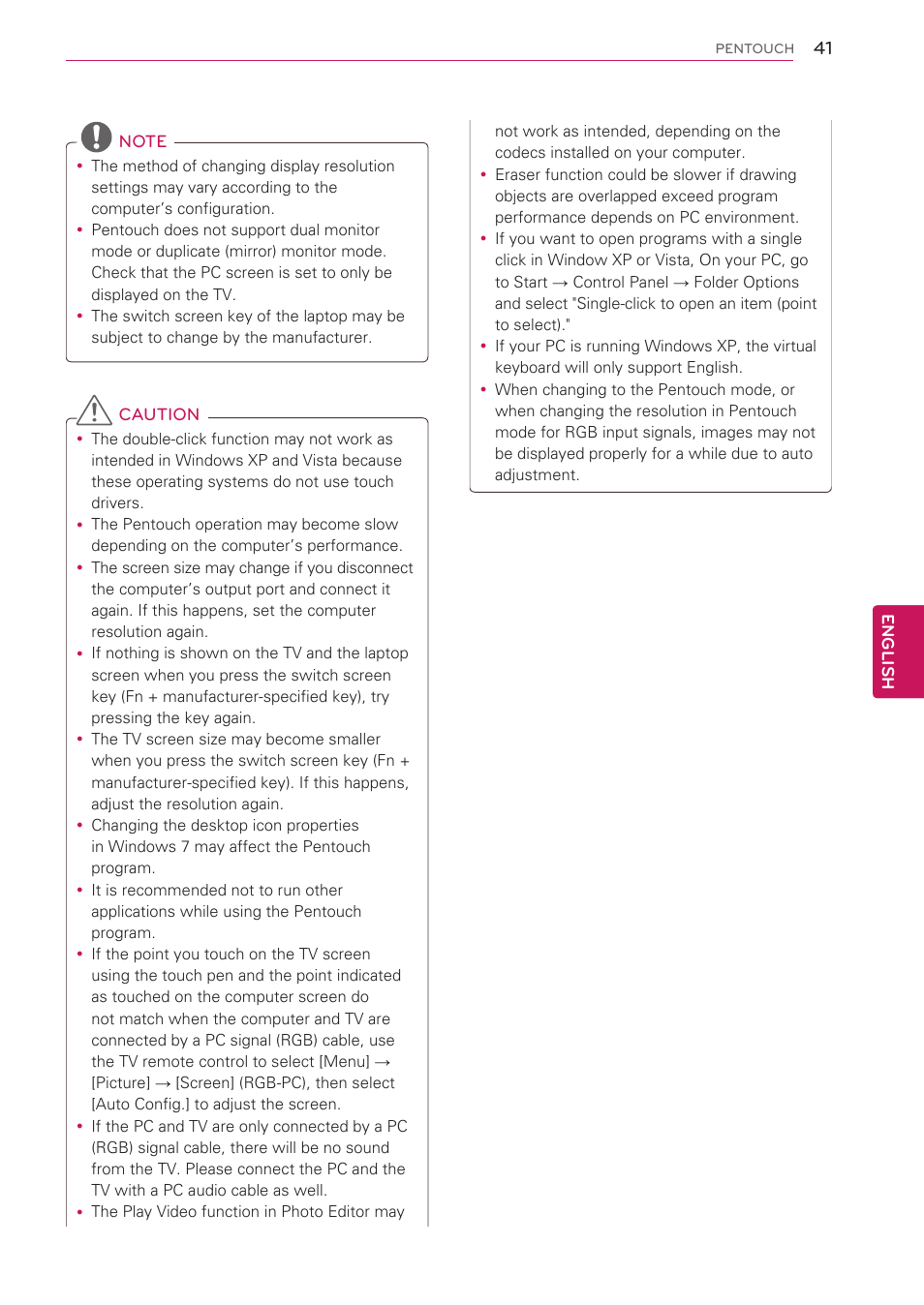 LG 50PV490 User Manual | Page 41 / 122