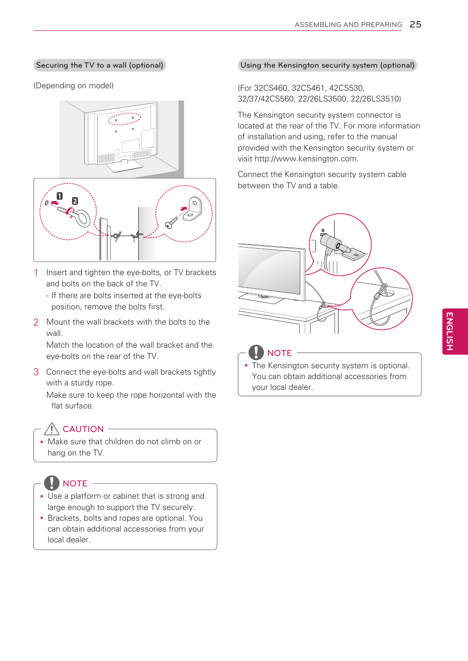 LG 42CS560 User Manual | Page 25 / 67
