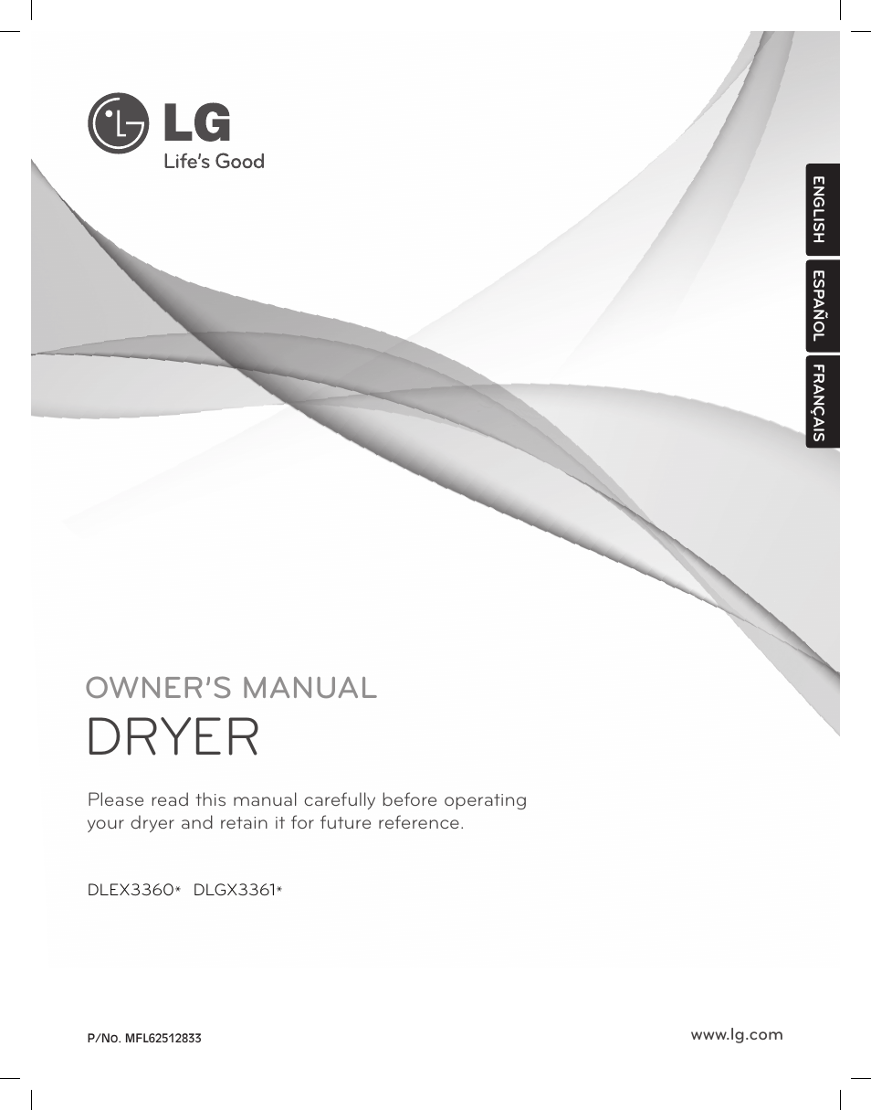 LG DLGX3361W User Manual | 144 pages